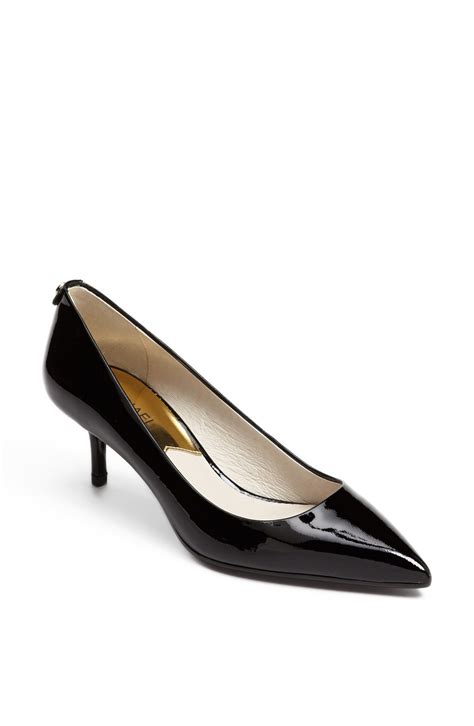 michael kors high heel shoes|michael kors black kitten heels.